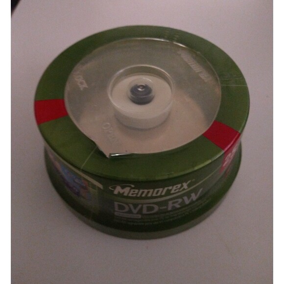 25 Pk Memorex DVD-RW -new - Picture 1 of 3